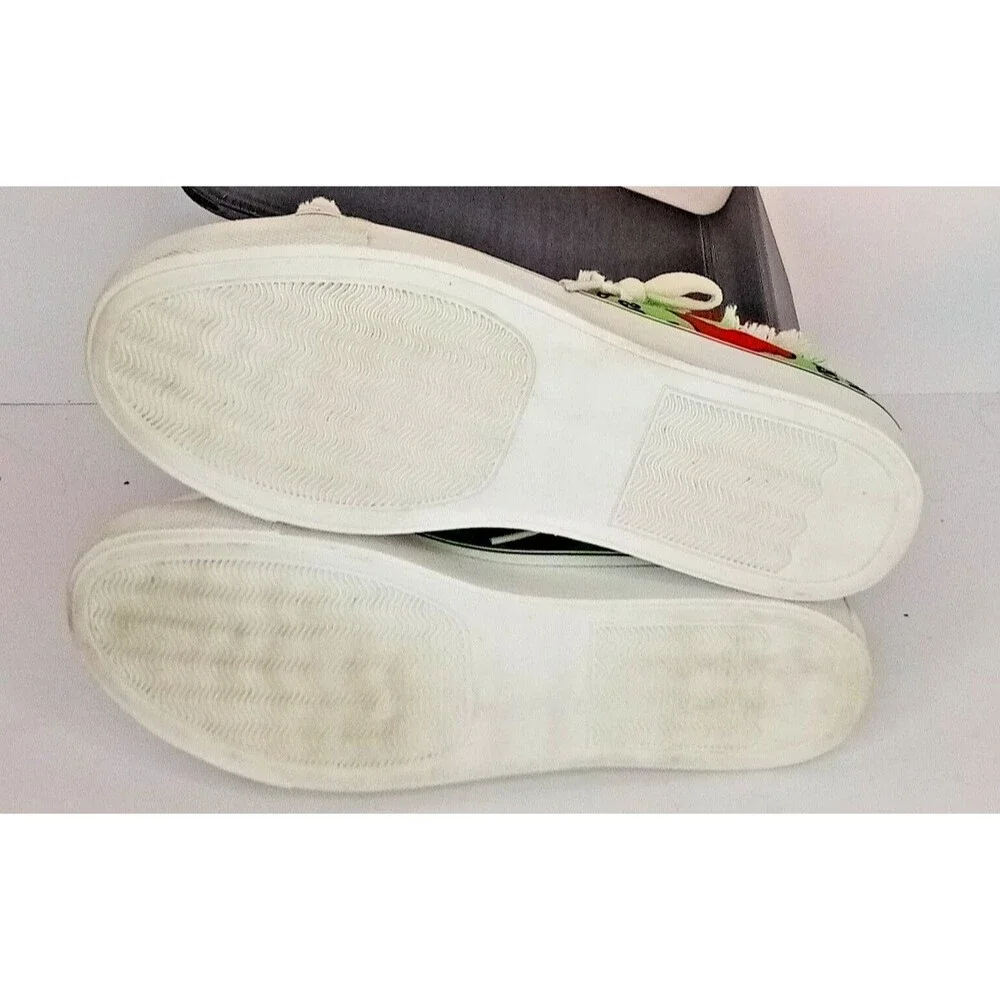 Dr Seuss The Grinch Shoes Unisex Green Sneakers Mens Size 7.5 Womens 9 Euc